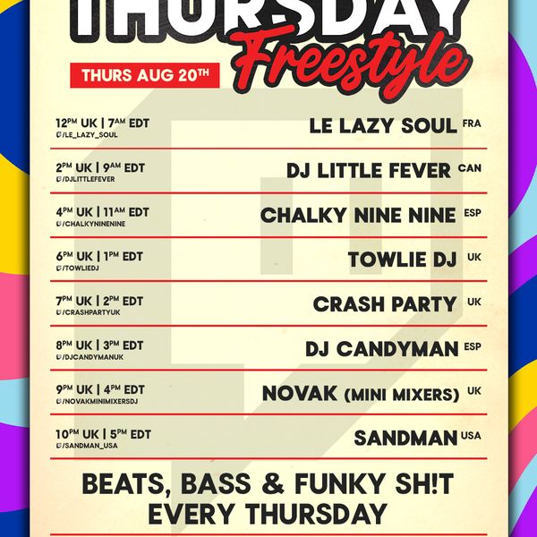mixcloud djlittlefever thursday freesytle with the globalfunkfam august 20th 2026 6bf0c09bd8cc
